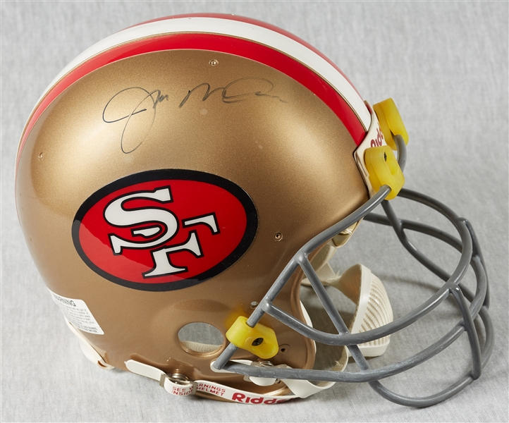 Joe Montana Signed 49ers Full-Size Helmet (BAS)