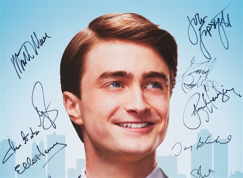 Daniel Radcliffe & Cast Signed How to Succeed in Business Without Really Trying Posters (2)