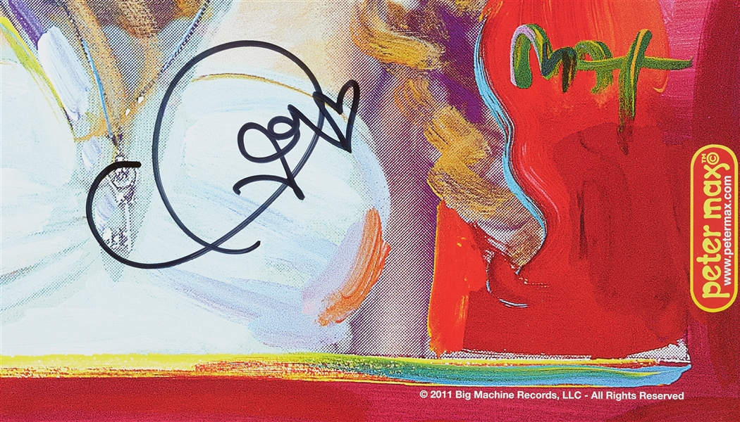 Taylor Swift & Peter Max Signed Series of Framed Prints (3)