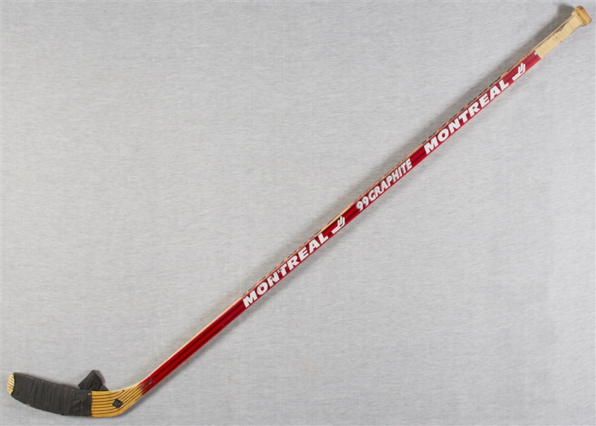 Nicklas Lidstrom Signed & Game-Used Montreal Hockey Stick (JSA)