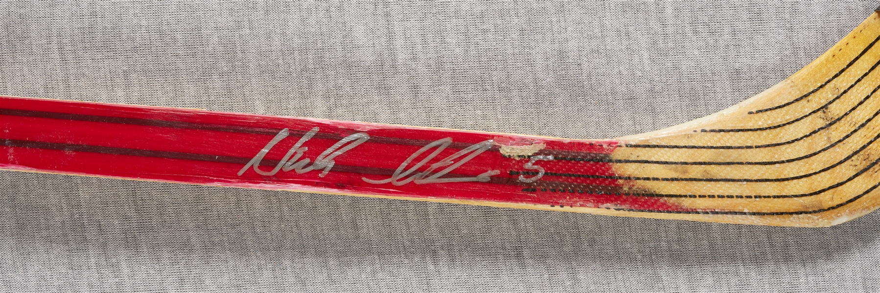 Nicklas Lidstrom Signed & Game-Used Montreal Hockey Stick (JSA)