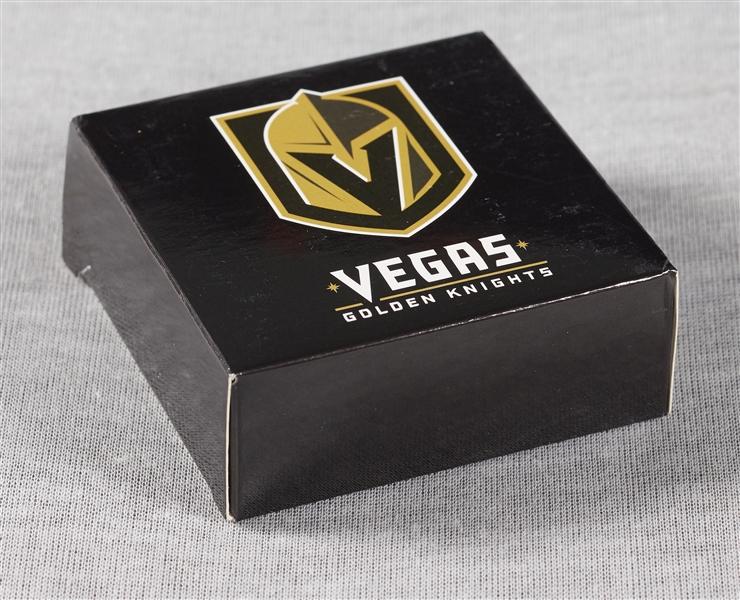 Las Vegas Golden Knights Inaugural Home Game Puck (Oct. 10, 2017)