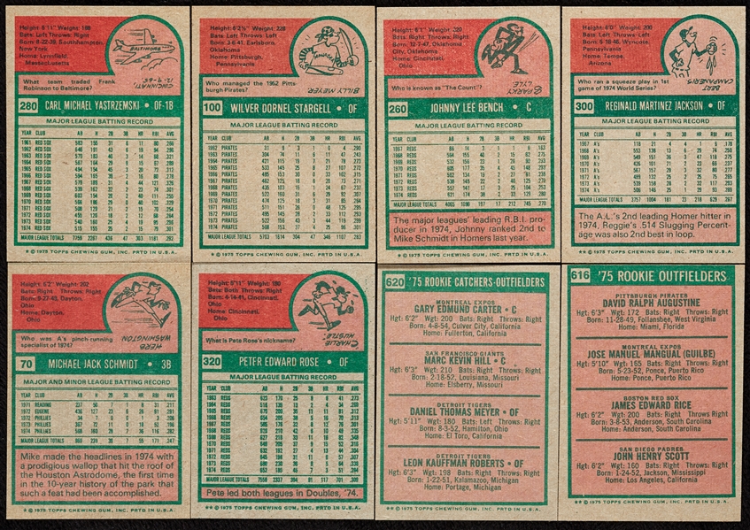 High-Grade 1975 Topps Baseball Complete Set, PSA 6 Brett RC (660)