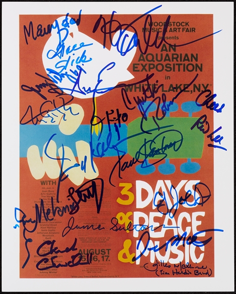 Woodstock Multi-Signed 8x10 Photo (17)
