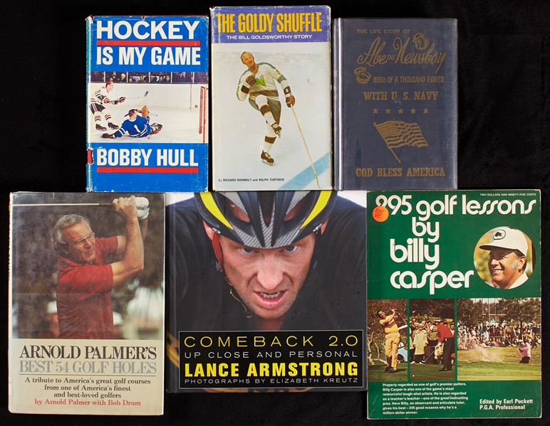 Golf, Hockey & Other Sports Signed Books Group with Arnold Palmer (11)