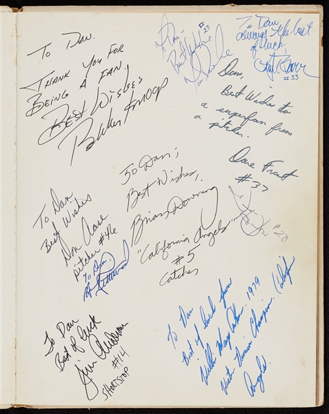 Anaheim Angels The Inaugural Year Multi-Signed Book with Gene Autry, Ryan