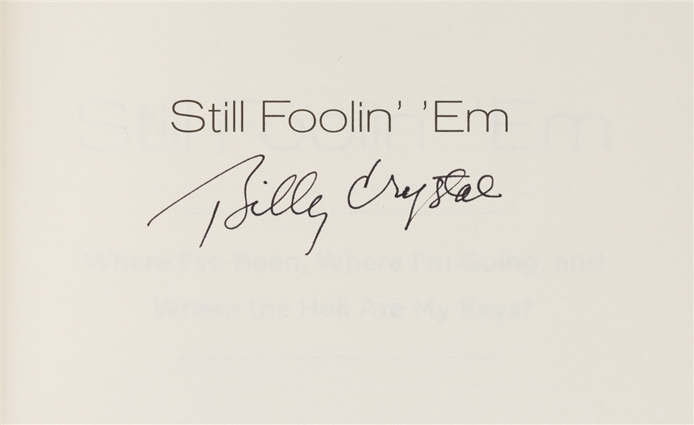 Art Garfunkel, Elvis Costello & Billy Crystal Signed Books Group (6)