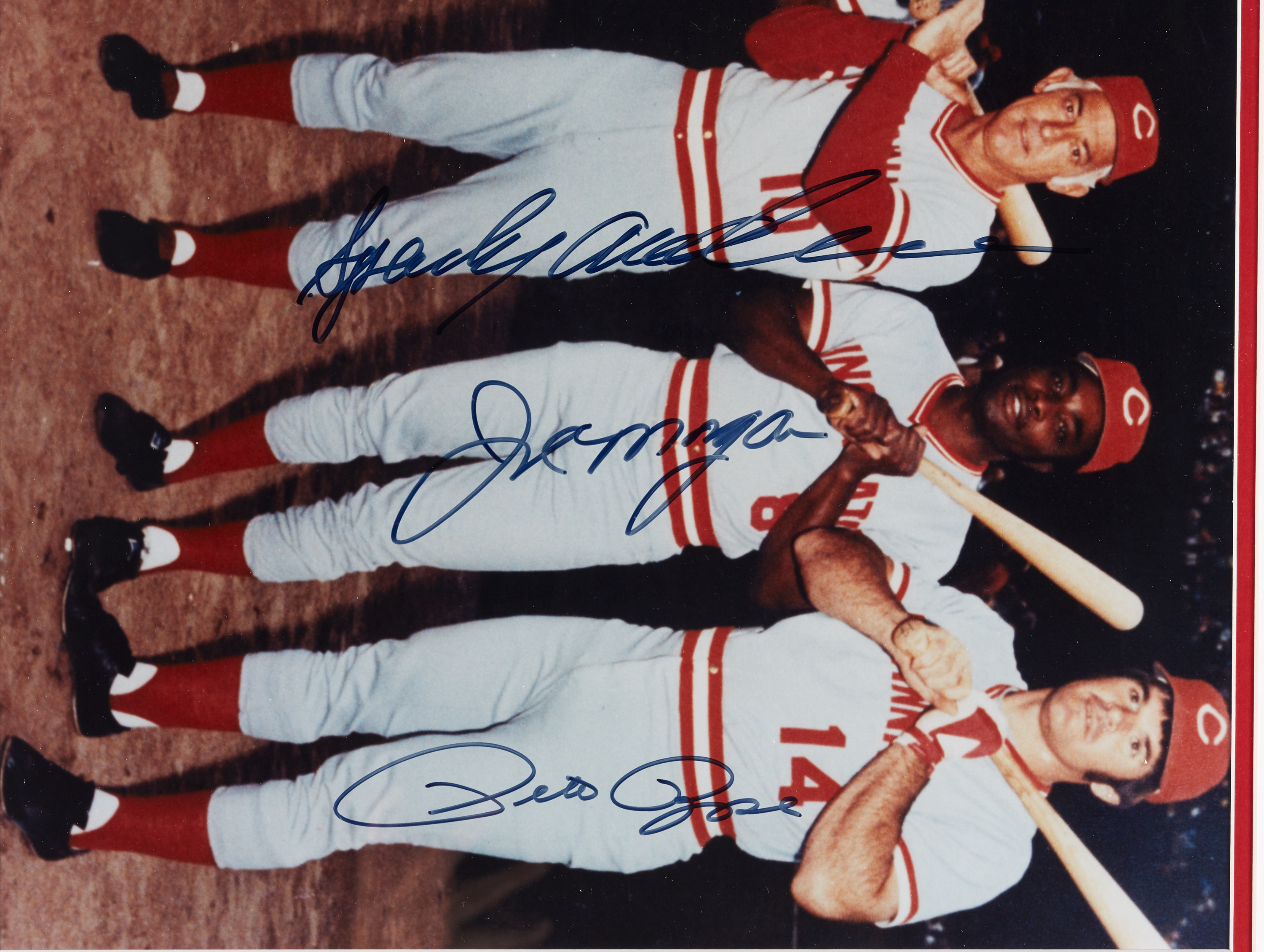 Lot Detail - Lot of (3) Big Red Machine Members Single Signed