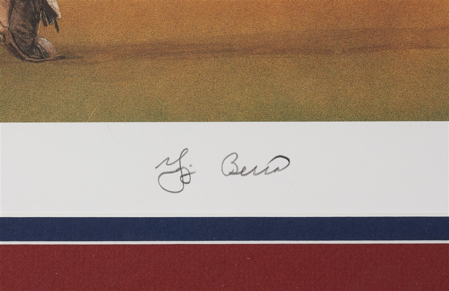 Yogi Berra Signed Paluso Lithograph (44/500)