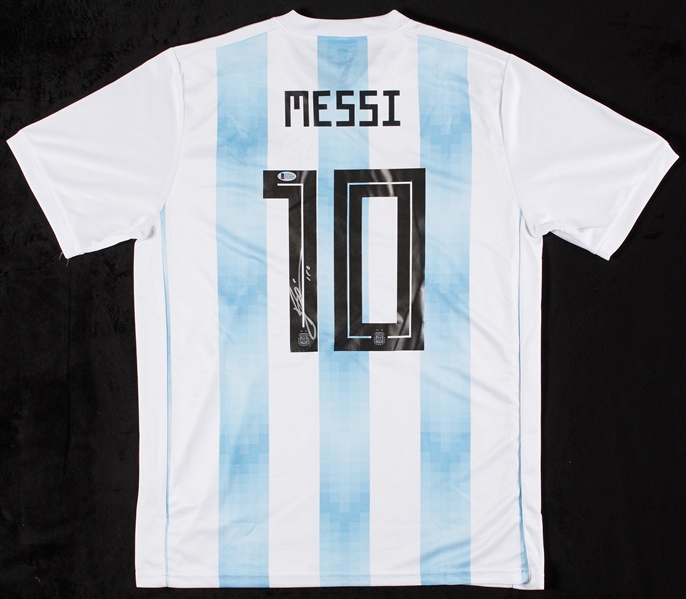 Lionel Messi Signed Argentina Jersey (BAS)