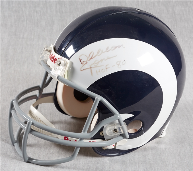 Deacon Jones Signed Rams Full-Size Helmet