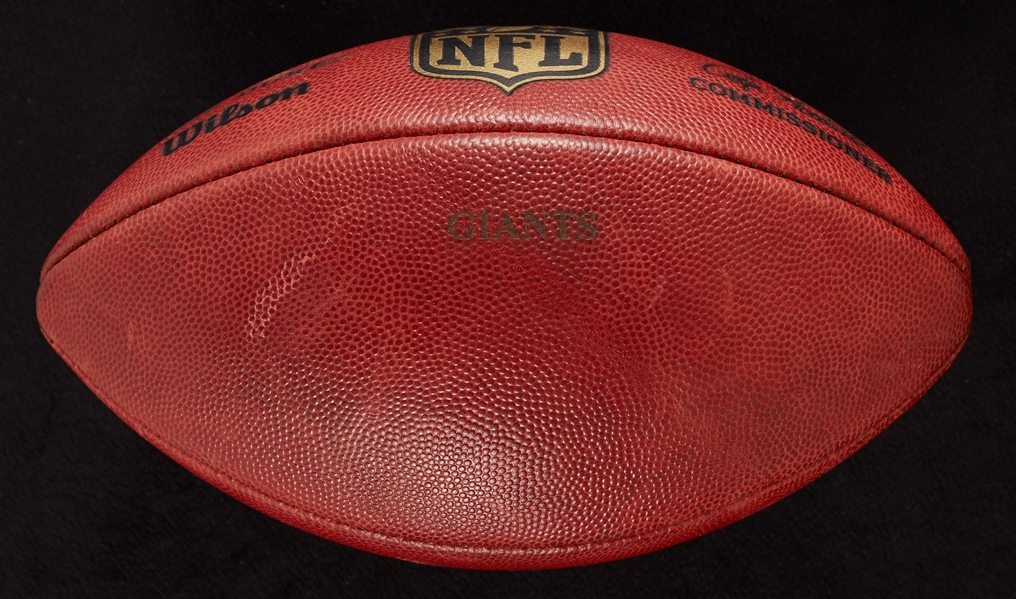 2009 Thanksgiving Day Game-Used Football (NY Giants vs. Denver Broncos)