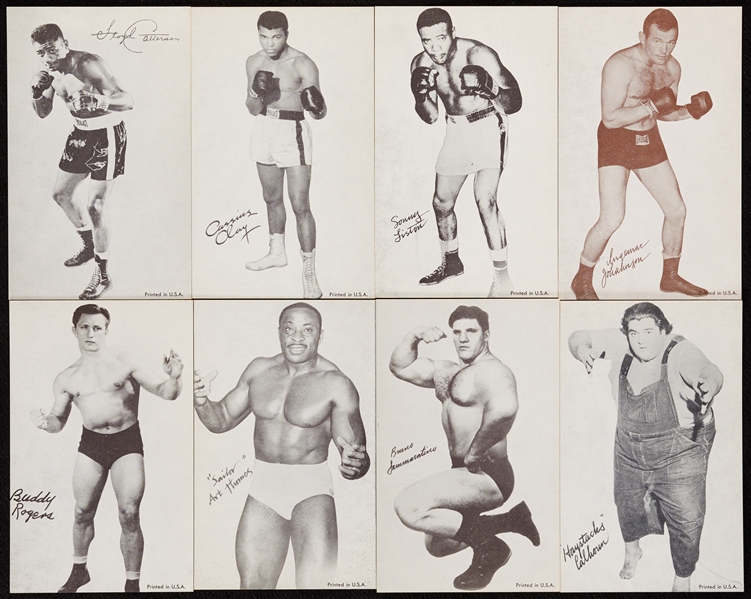 1960s Boxing and Wrestling Exhibits With Clay, Patterson, Liston (31)