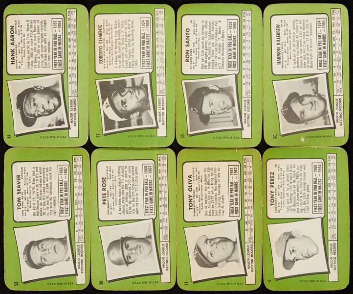 1971 Topps Baseball Supers With HOFers (44)