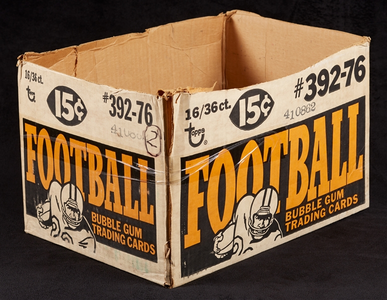 1976 Topps Football Empty Wax Case