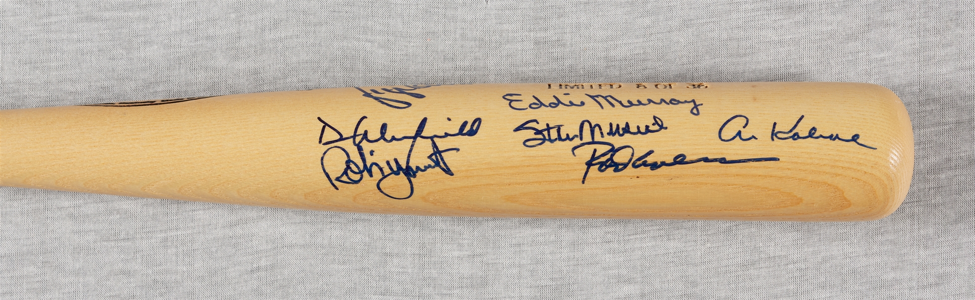 3000 Hit Club Multi-Signed Louisville Slugger Bat (8/36) (13) (BAS)