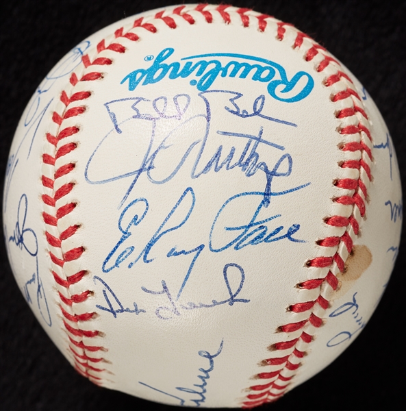 1968 Detroit Tigers World Champs Team-Signed OAL Baseball (19) (BAS)