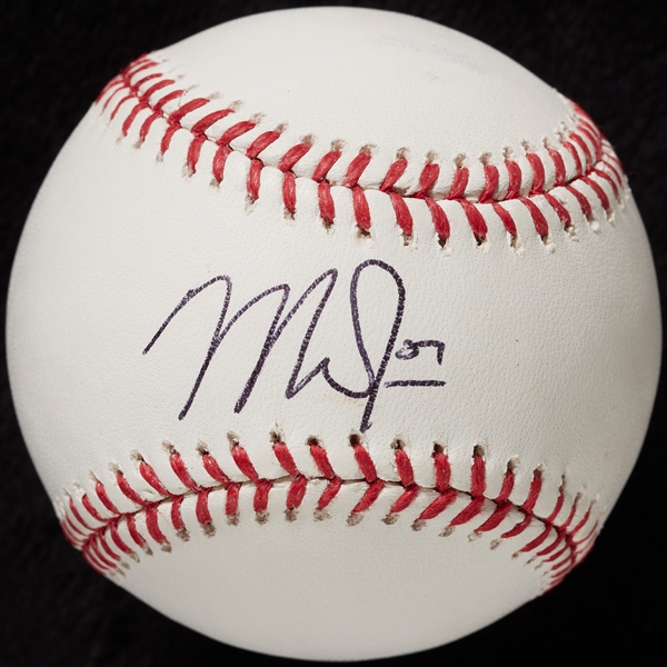 Mike Trout Single-Signed OML Baseball (BAS)