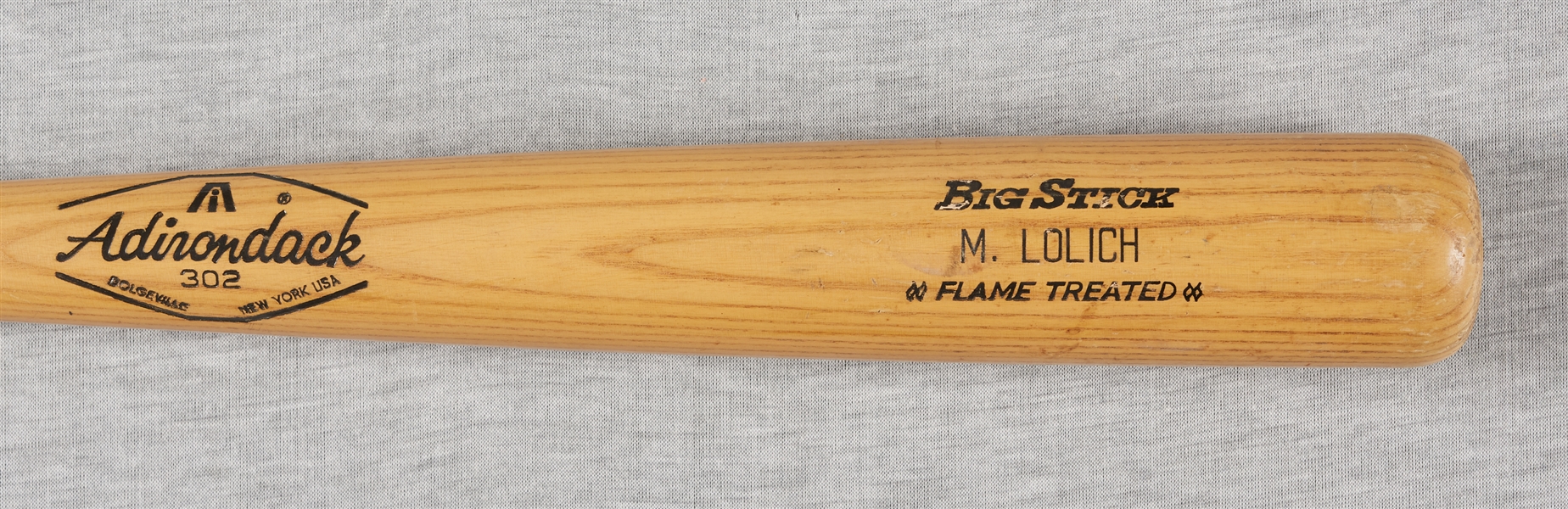 Mickey Lolich 1968-70 Adirondack Game-Used 129B Bat (PSA/DNA Taube LOA)