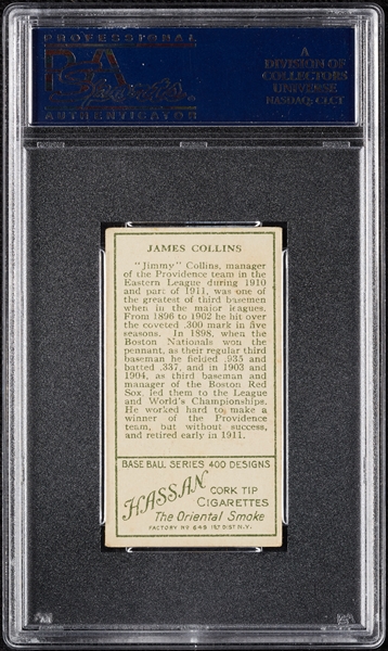 1911 T205 Gold Border Jimmy Collins PSA 5