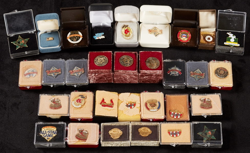 Massive Baseball Memorabilia Lot With Medallions, Jewelry and Pins (73)

