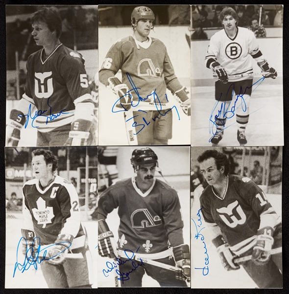 Signed Photo Postcards Collection with Gretzky, Messier (199)