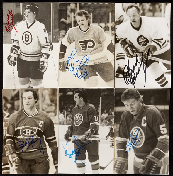 Signed Photo Postcards Collection with Gretzky, Messier (199)