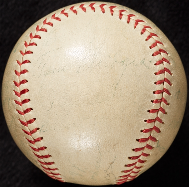 1937 Detroit Tigers Team-Signed OAL Baseball (23) (BAS)
