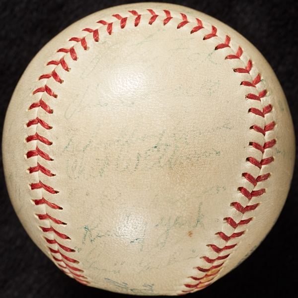1937 Detroit Tigers Team-Signed OAL Baseball (23) (BAS)