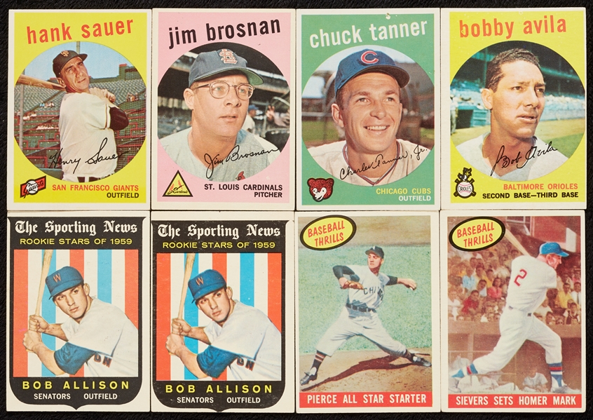 Large Group of 1959 and 1966 Topps Baseball With Stars, Specials (502)