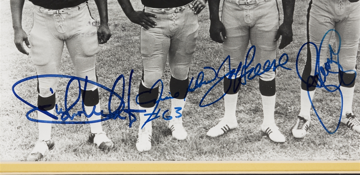 Pittsburgh Steel Curtain Signed 8x10 Photo with Greene, Greenwood White & Holmes (4) (PSA/DNA)