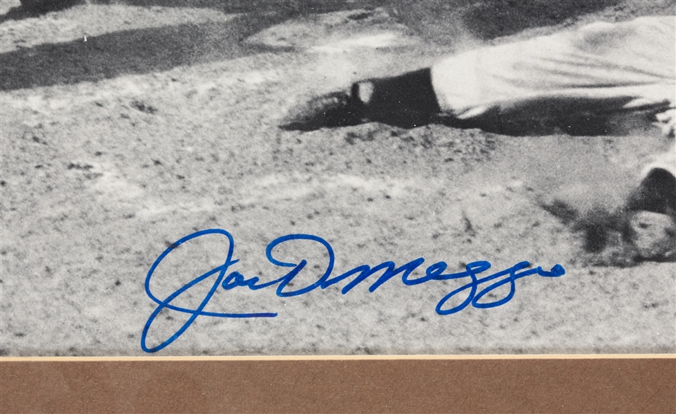 Joe DiMaggio Signed 8x10 Framed Photo (Graded PSA/DNA 10)