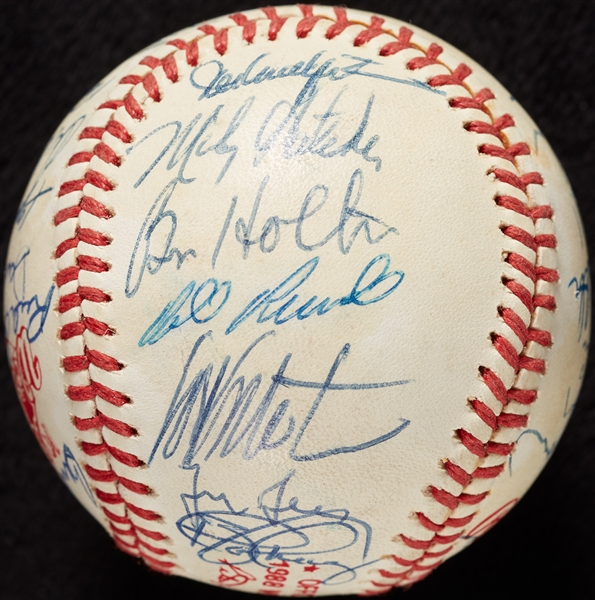 1988 Los Angeles Dodgers World Champs Team-Signed WS Baseball (32) (BAS)