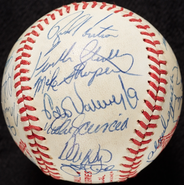 1988 Los Angeles Dodgers World Champs Team-Signed WS Baseball (32) (BAS)