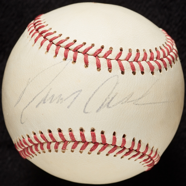 Norm Cash Single-Signed Little League Baseball (BAS)
