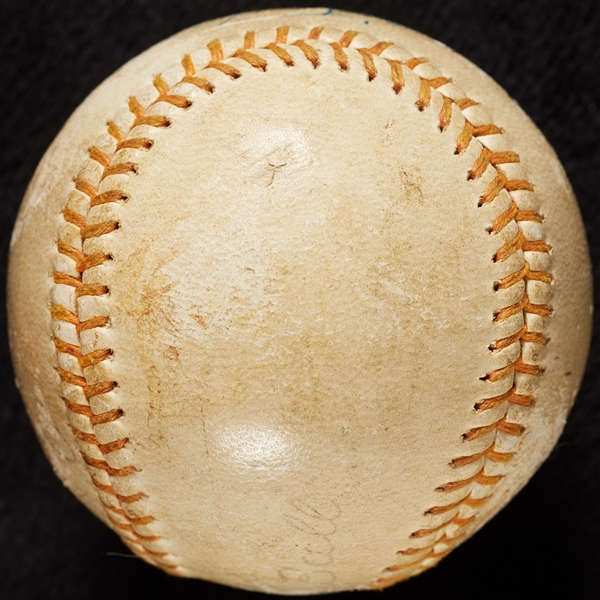 Norm Cash Single-Signed Baseball Inscribed 1962 (BAS)