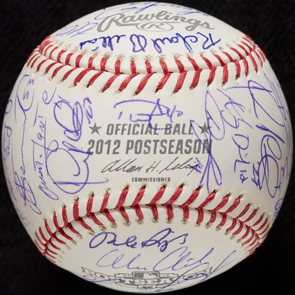 2012 Detroit Tigers Team-Signed Postseason OML Baseball (36)