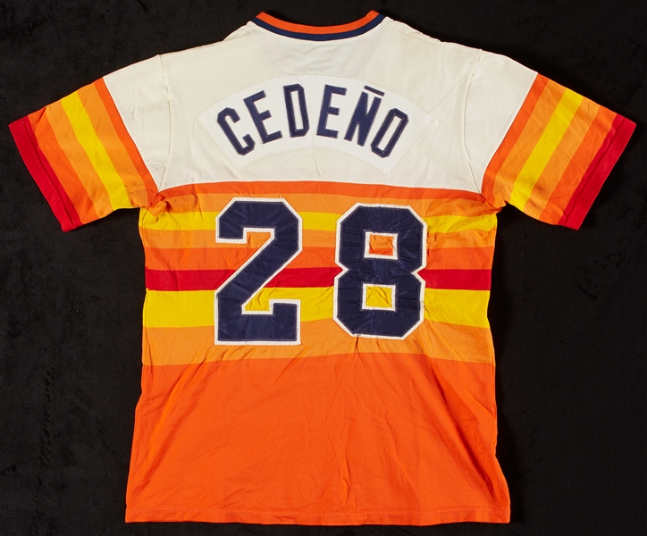 Cesar Cedeno 1977-78 Houston Astros Game-Worn Jersey