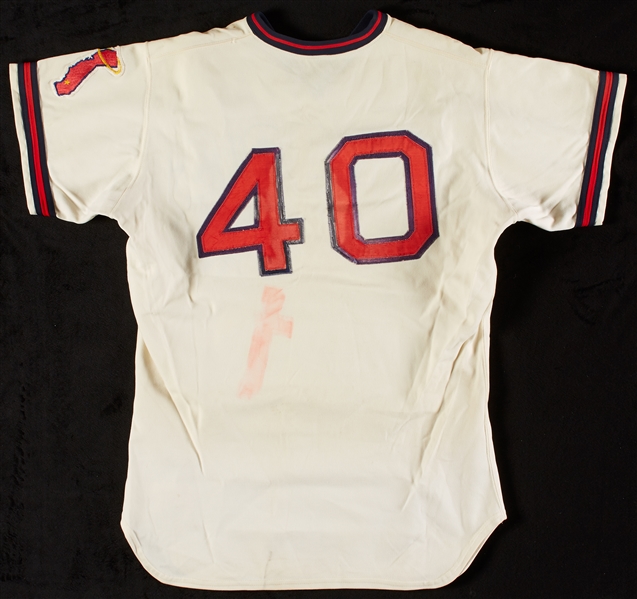 Frank Tanana 1973-75 Game-Worn California Angels Home Rookie Jersey