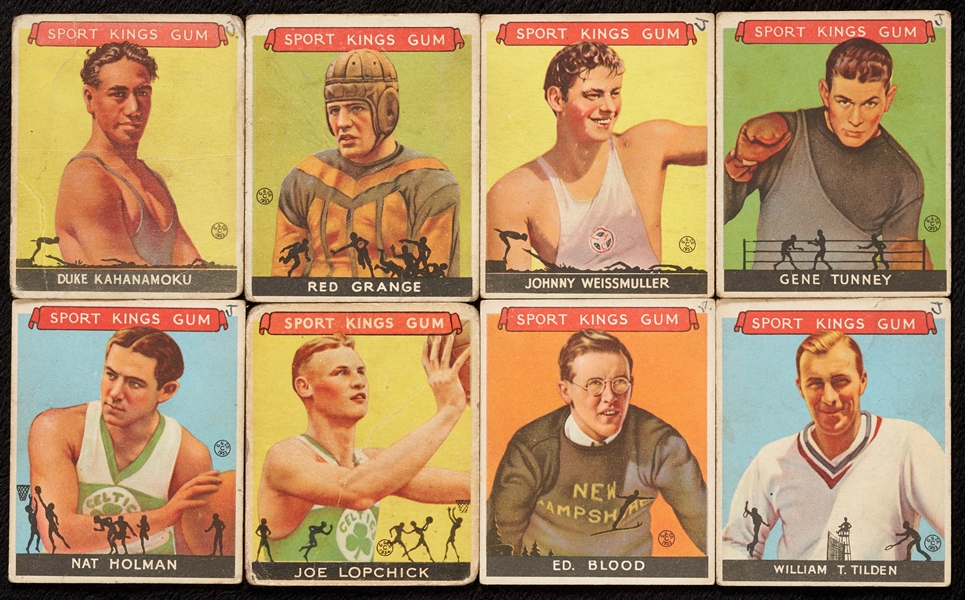 1933 Sport Kings (R338) Partial Set With Ty Cobb PSA 2 (30)