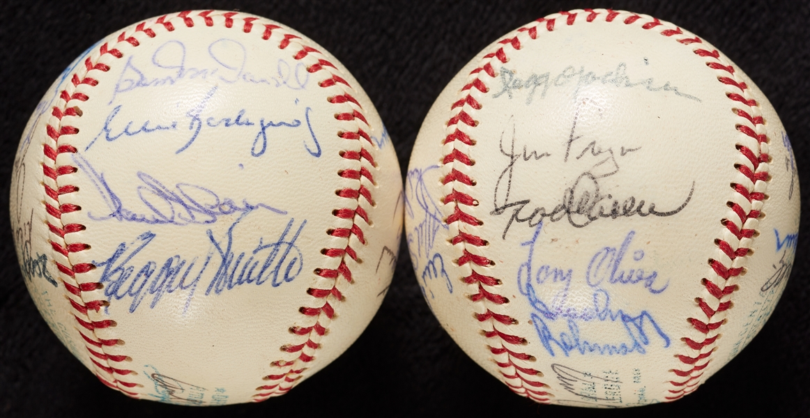 1969 American League All-Star Team-Signed Baseballs (3)