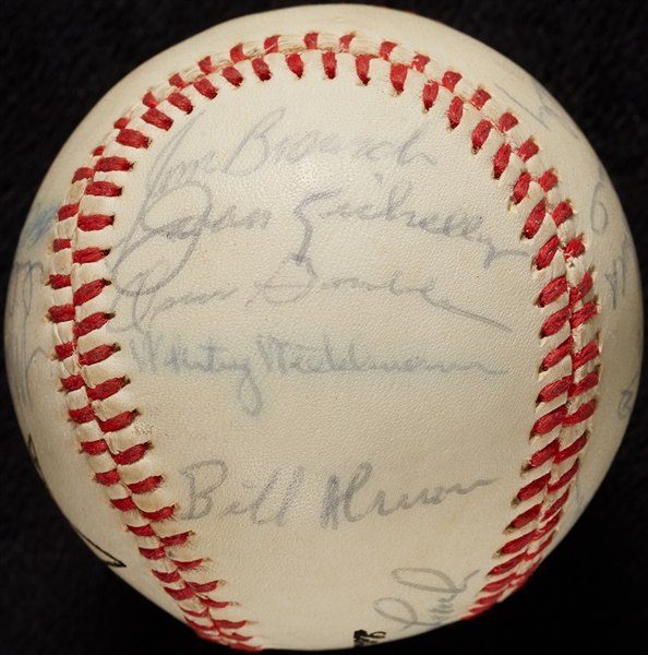 1978 San Diego Padres Team-Signed Baseball with Ozzie Smith Rookie (21)