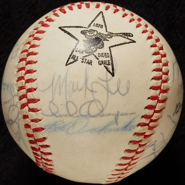 1978 San Diego Padres Team-Signed Baseball with Ozzie Smith Rookie (21)