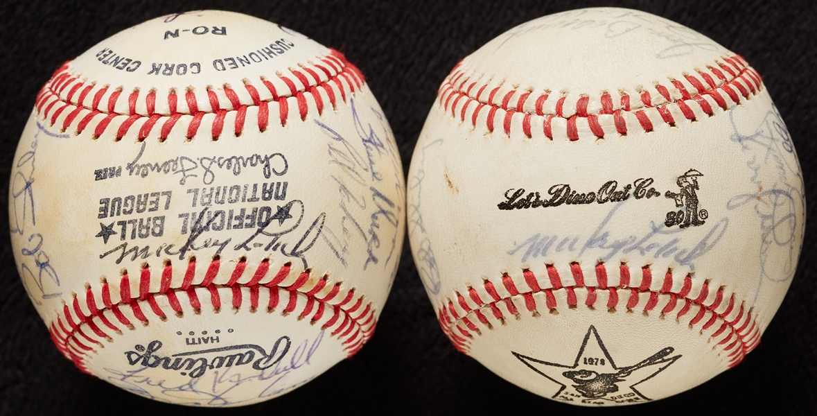 1978 & 1979 San Diego Padres Team-Signed Baseballs (2)