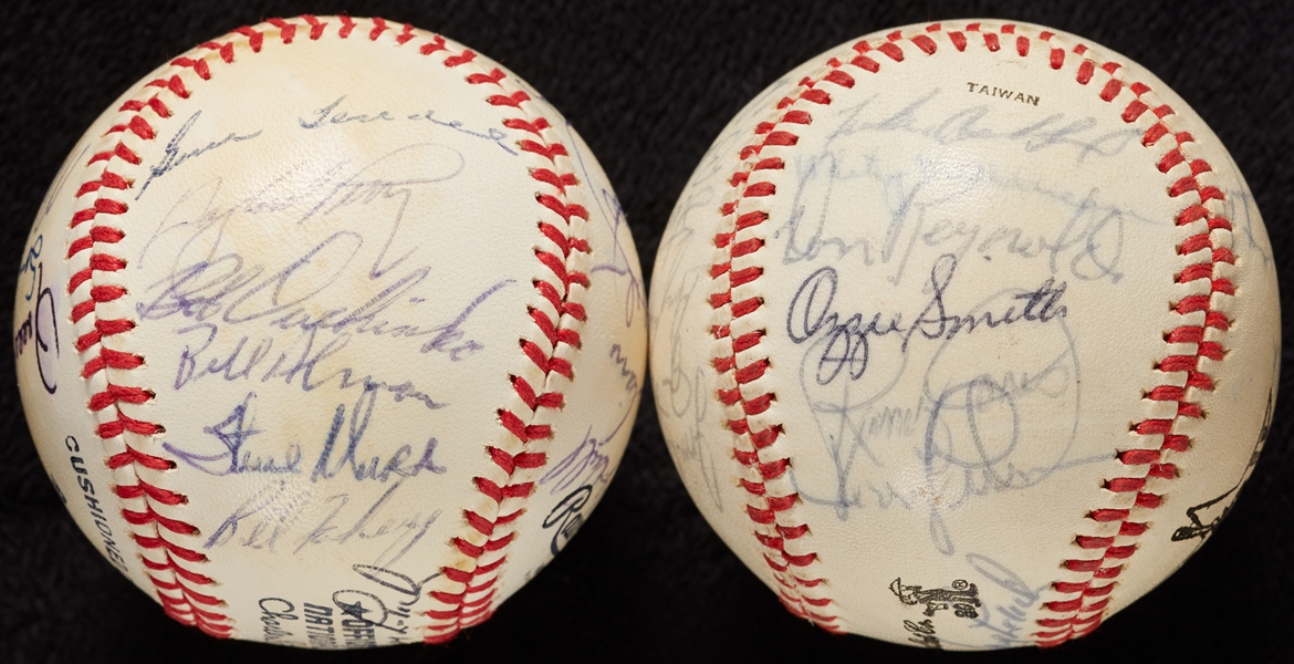 1978 & 1979 San Diego Padres Team-Signed Baseballs (2)