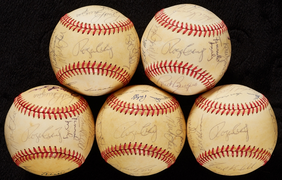 1979 San Diego Padres Team-Signed Baseballs (5)