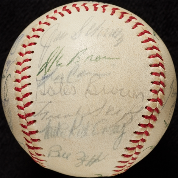 1971 Detroit Tigers Team-Signed Baseball (24)