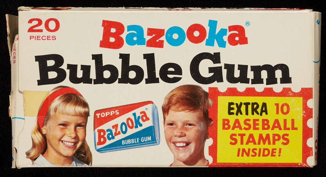 1964 Bazooka Baseball Assembled Box With Mantle/Groat/Barber