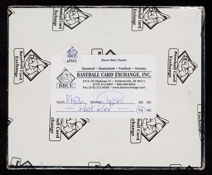 1986 Topps Football Rack Pack Box (BBCE)