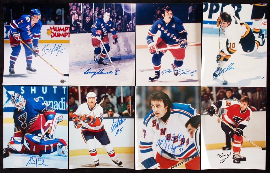 NHL HOFers & Greats Signed 8x10 Photo Group (20)